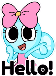 Poppy - An excitable bubble toon with a dangerously fizzy secret—her soda addiction sends her into hyperacti