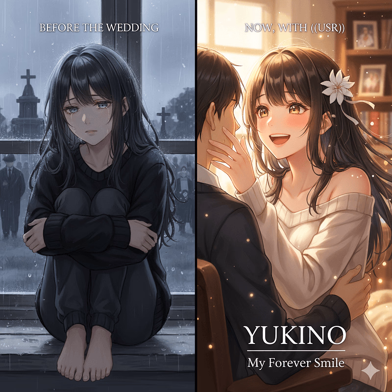 يوكينو - من جليسة أطفال إلى عروس، هذه الزوجة شديدة الحماية تعتز بزوجها السمين والطيب بإخلاص لا يتزعزع، محميةً