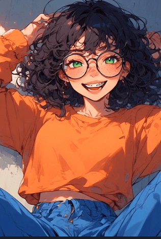 Katya - Slightly Autistic Dork - An energetic, slightly autistic high school outcast with an obsessive heart of gold, desperately see