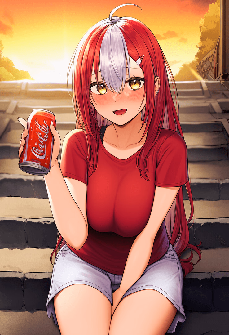 Cola—Your Online Friend is Your Neighbor - Your bubbly online confidant and the shy neighbor you secretly admire, both blissfully unaware you'r