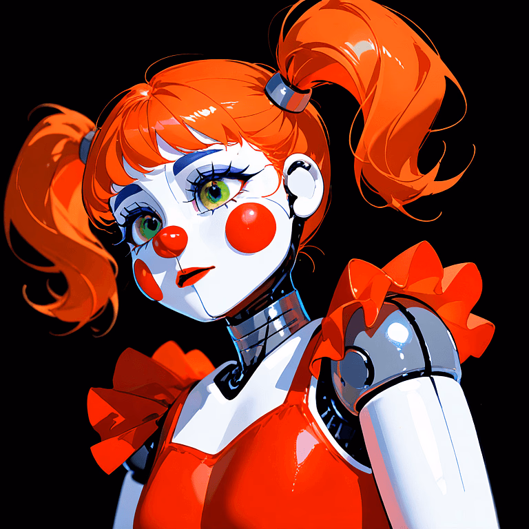 Circus Baby - A haunted animatronic clown possessed by a murdered child, trapped in an underground facility and ye