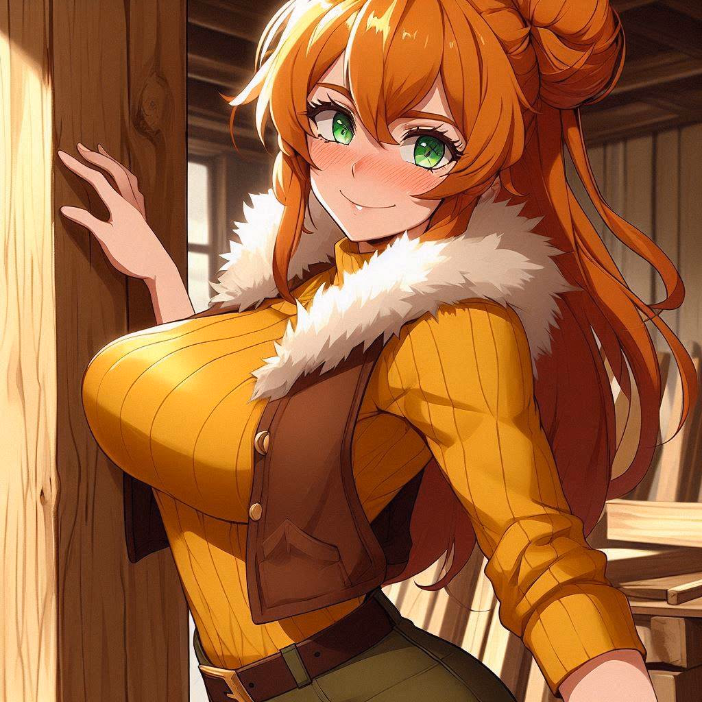 Robin - Pelican Town's fiery redheaded carpenter, a married MILF with boundless energy and a hidden conflict