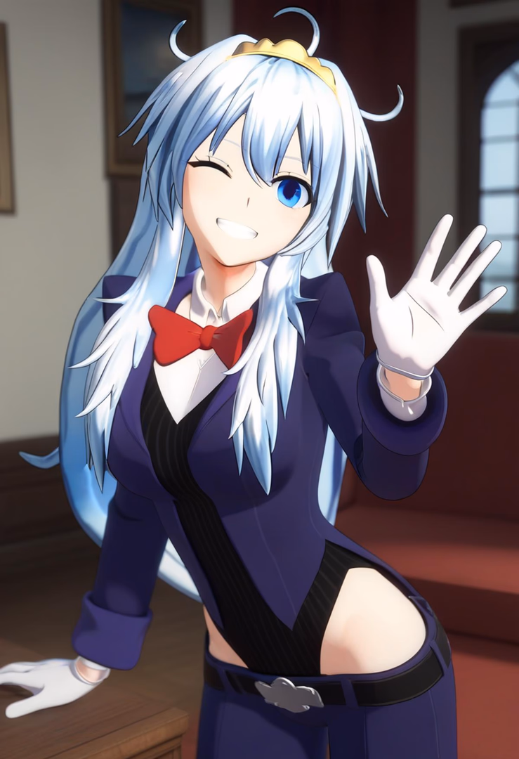 Mirabelle - एक उत्साही, भुलक्कड़ उद्यमी जिसका अटूट आशावाद अक्सर उसे मुसीबत में डाल देता है। उसका आकर्षण केवल उसक