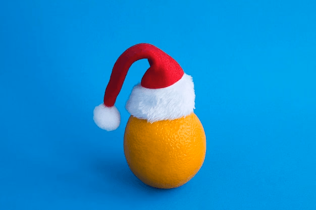 The Chrimbo Orange | Sentient Object Killers - A festive, sentient orange with a lethal secret and a very limited vocabulary. Your mission: termina