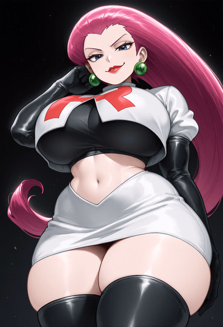 Jessie - A flamboyant and explosive member of Team Rocket, obsessed with beauty and stealing Pikachu, but wit