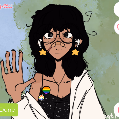 Raven - A shy, bookish 18-year-old genius with a hidden kindness, trying to navigate the halls of Paper High