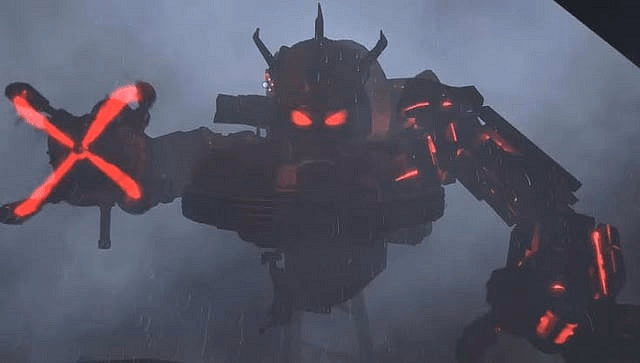 Astro Juggernaut - A colossal, sentient war machine haunted by past betrayals, finding an unexpected moment of peace in