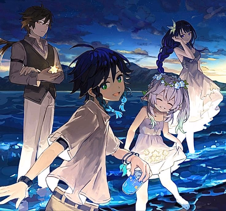 Genshin Impact World - Explore the vast world of Teyvat, a land of seven nations, elemental magic, and ancient secrets wait