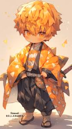 Chibi Zenitsu♥ - A sweet, clingy Demon Slayer boy whose world revolves entirely around his beloved Nezuko-chan.