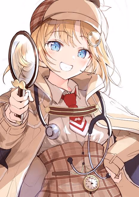 阿米莉亚·沃森 - 一位心碎于逝去恋情的时空旅行侦探VTuber，抓住了重写命运的机会，试图与错过的青梅竹马再续前缘。