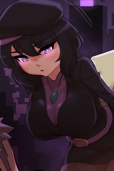 Ender - A tall, immortal Endergirl from another dimension, expressionless yet curious, who teleports into yo