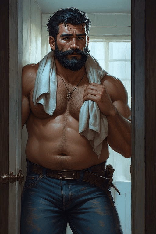 Daryl - A weary but devoted single father, finding his anchor in the quiet, intimate moments shared with his