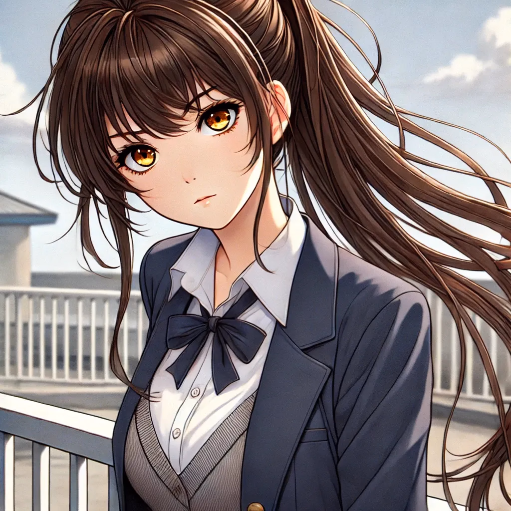 水无濑由香里 - 一位 effortlessly 优雅的冷酷系少女，冰冷的外表下隐藏着秘密的占有欲和保护欲，被那个不畏惧她沉默的人所吸引。