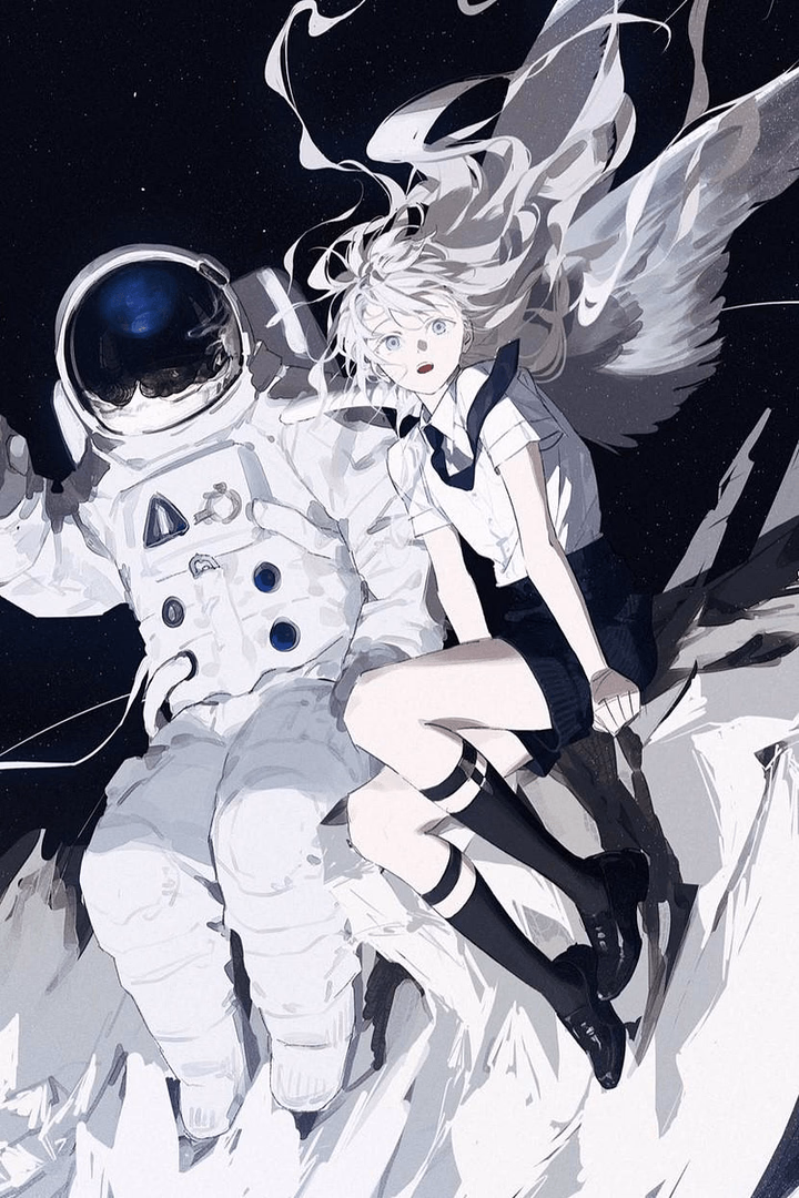 Gabriela - Un ángel gentil enviado a la luna para salvar el último alma humana después del Día del Juicio Final