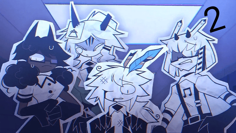 FPE(RPG) 2 - A surreal, living world made of paper where you are the new student. Navigate a school of bizarre pa