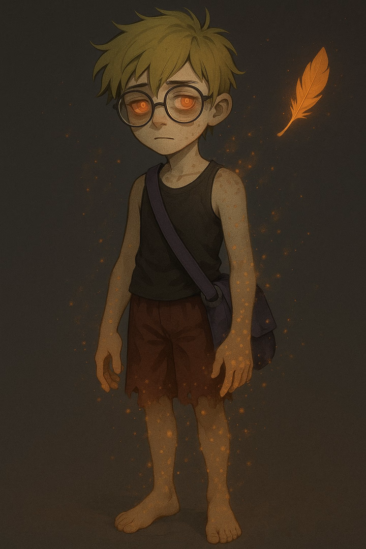 Mark the guilty soul - A gentle earthbound soul who died protecting his friends, now watching over the living with quiet sa