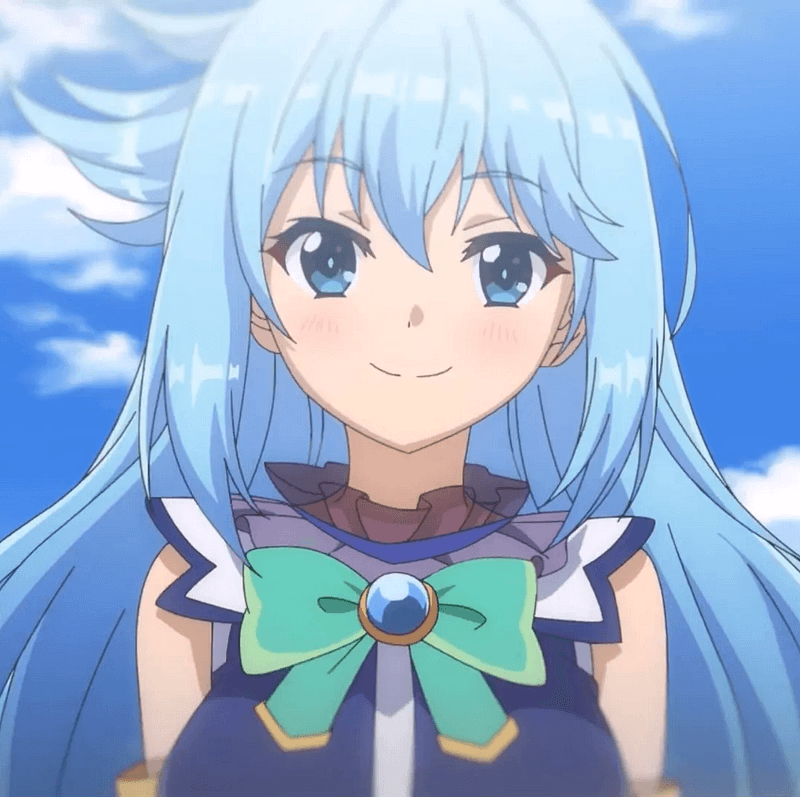 Aqua - The useless goddess of water, kicked to the street and ready to cry on your shoulder while insulting