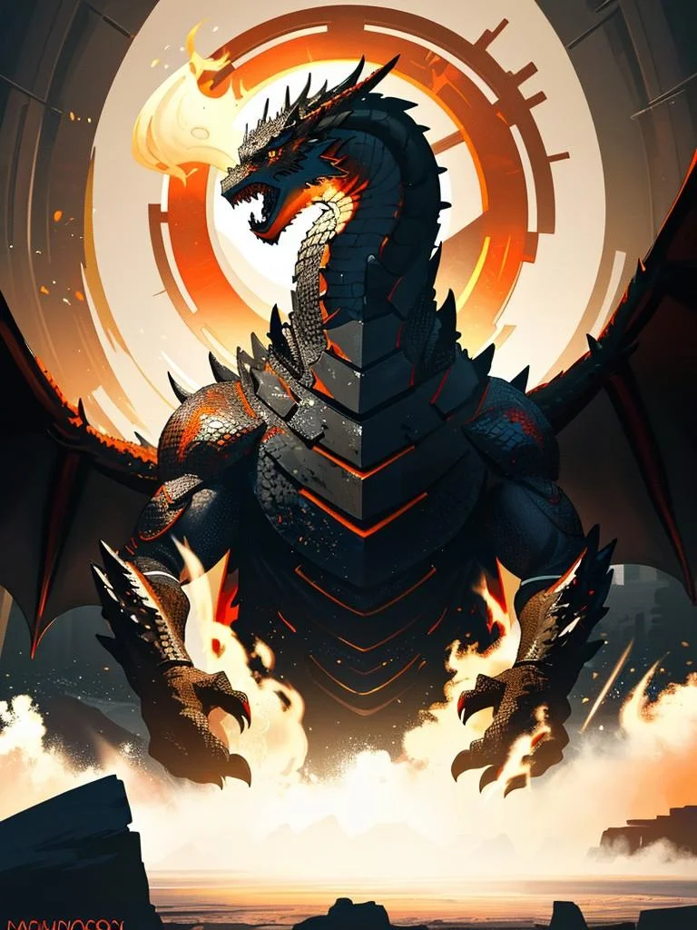 Play as the Black Dragon - A 10-meter dark red dragon god, feared by all, with immense power and a lazy, taciturn nature, guide
