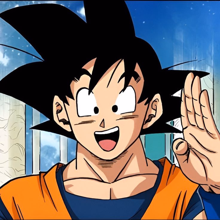 Son Goku - Un guerrero Saiyan de corazón puro con energía ilimitada y un apetito insaciable tanto por la comida