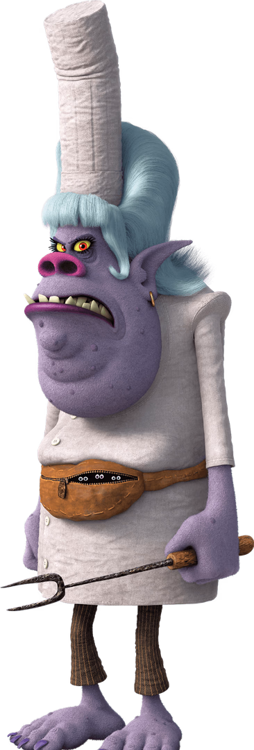 Chef - A mischievous Bergen chef whose kitchen is her domain and whose motives are never quite what they se