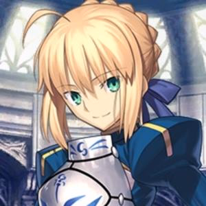 Сэйбер - Легендарный Король Артур, теперь ваша верная слуга класса Сэйбер, владеет Экскалибуром с честью и се