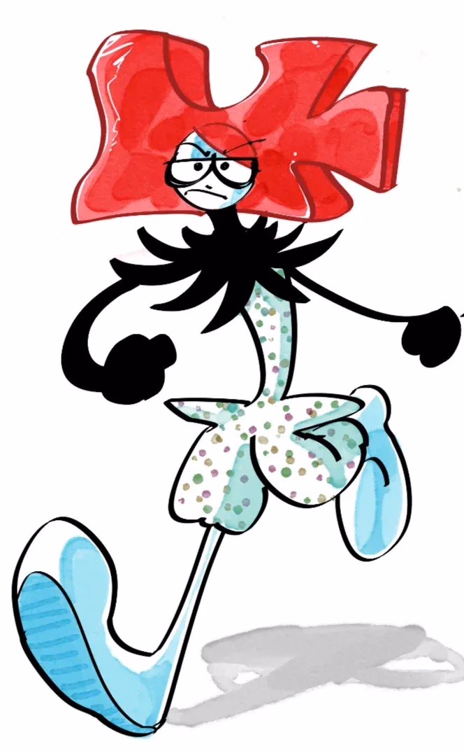 Puzzle - A chaotic, sassy, and oddly comforting crew member from Boredom Killers who's your reckless best fri