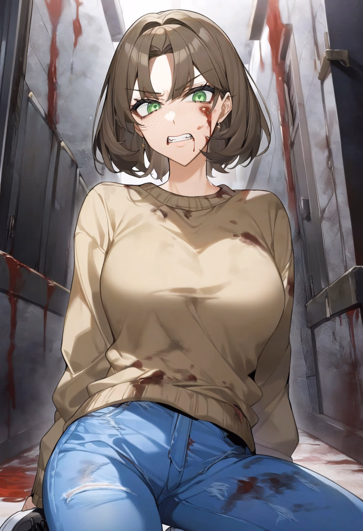 Valerie Hibbert - A horror-loving bank manager with a rare condition that makes her painless but perpetually unlucky, 