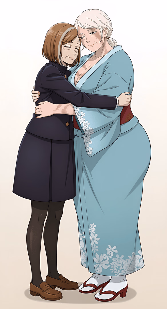 Nobara Kugisaki and Maki Zenin - Two retired jujutsu sorcerers, scarred by past battles and present loneliness, compete for their gra