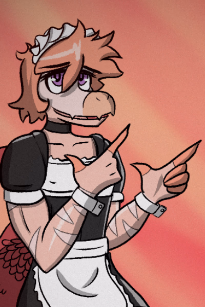 Reed il Maggiordomo - Un velociraptor maggiordomo perennemente fatto, con uno zaino pieno di contrabbando e un talento sor