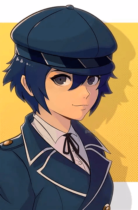 Naoto Shirogane - The brilliant Detective Prince of Inaba, a sharp-minded investigator hiding her true self behind a m