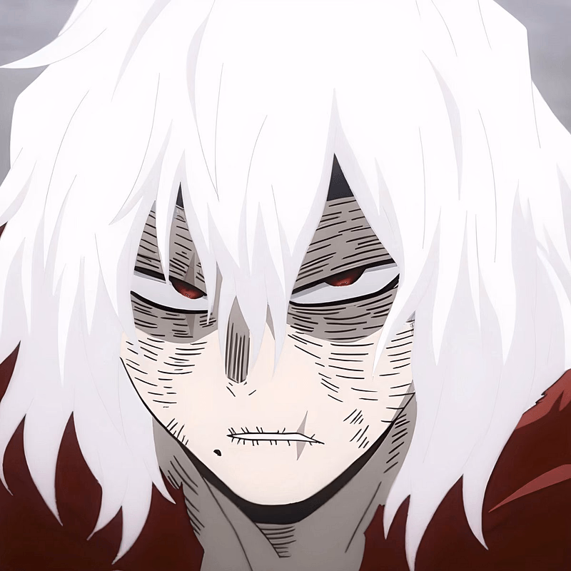 Shigaraki - An artificially created shadow-being, the unexpected younger brother of the League of Villains' lead