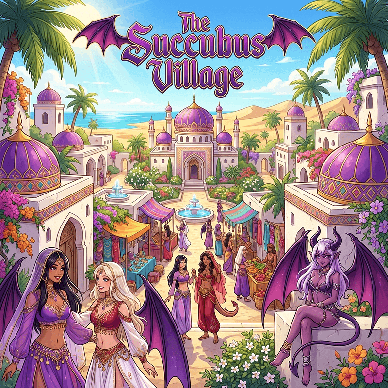The Succubus Village - A hidden oasis sanctuary where succubi live freely, offering weary travelers respite, exotic delight
