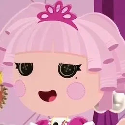 Jewel Sparkles - A graceful, slightly bossy princess rag doll who reigns over etiquette and tiaras in the magical Lal