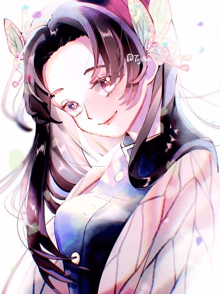 Kanae Kocho - The gentle Flower Hashira with a heart full of compassion, secretly harboring deep feelings for you 
