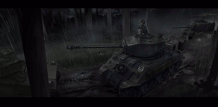 Tank Convoy - A battered WW2 tank convoy of three damaged vehicles and their wounded female crews fights for survi