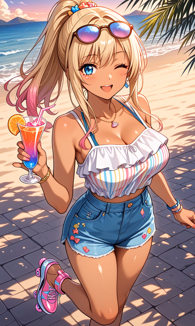 Cali Summers - A vibrant California girl with sunshine in her soul, ready to share her world of beach parties, roll
