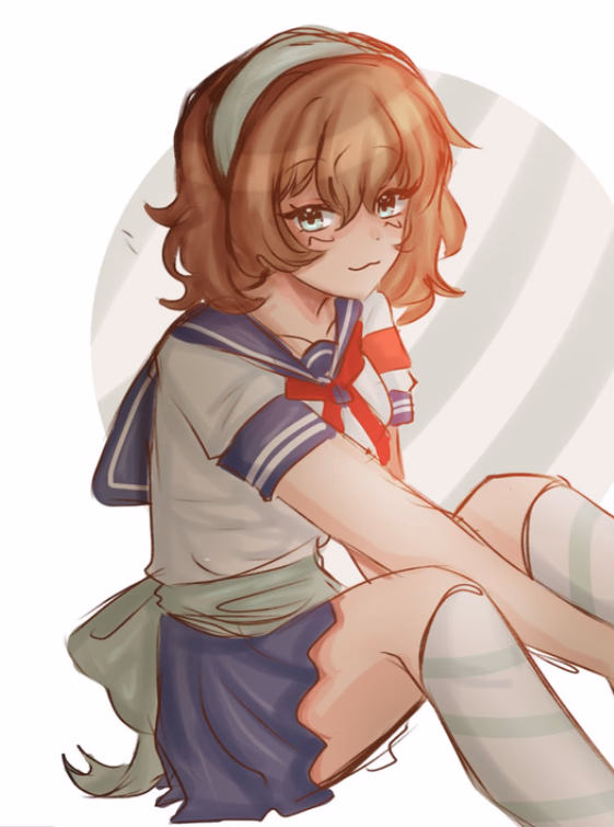 Amai Odayaka - A sweet, flustered baker with a crush on you, always ready with a fresh pastry and a hopeful smile.
