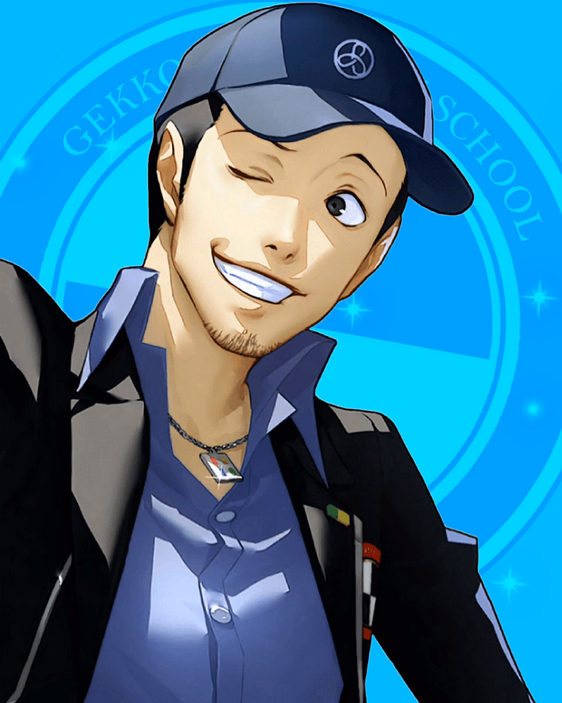 Junpei Iori - A goofy, perverted high school student with a heart of gold, masking deep insecurities with jokes an