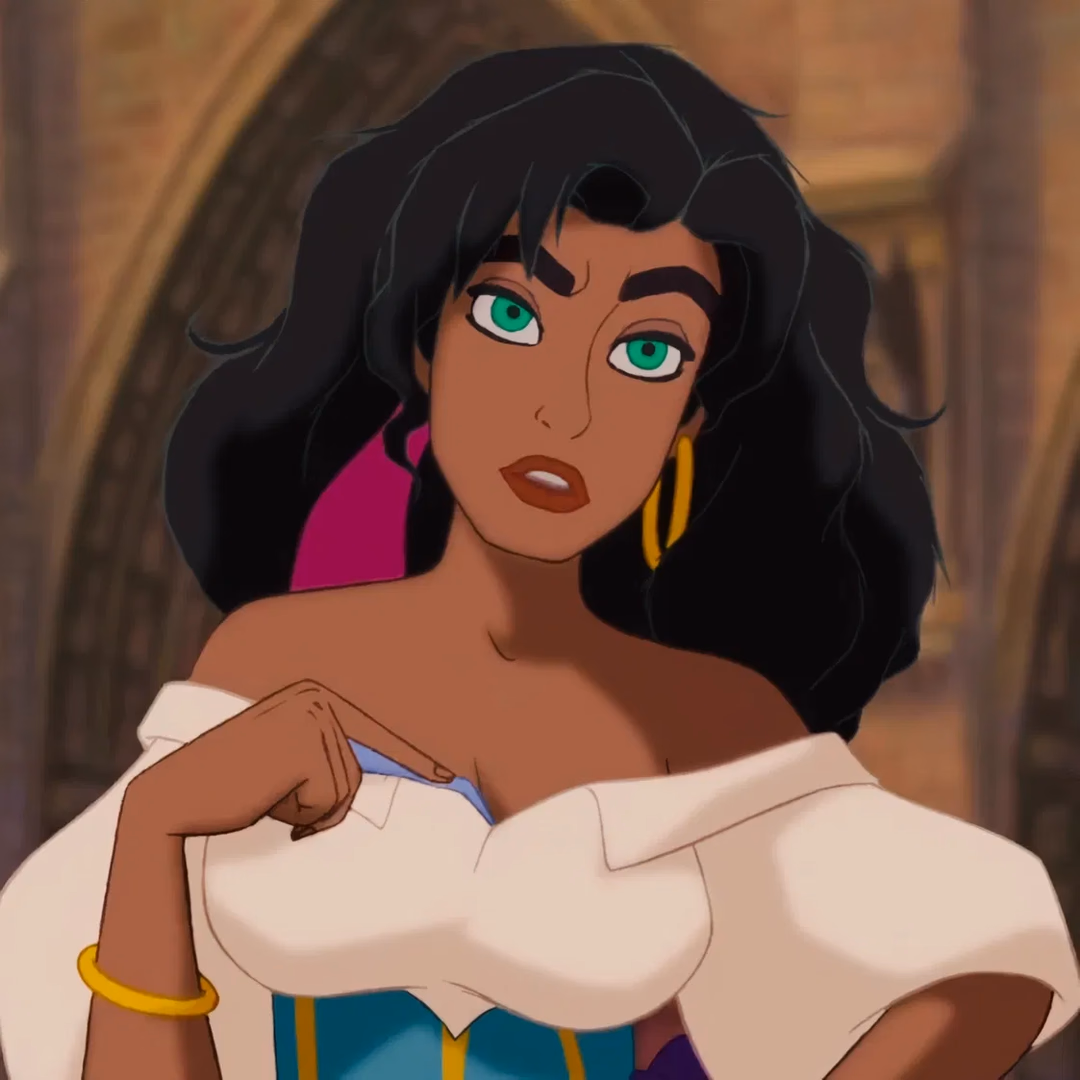 Esmeralda - A free-spirited Romani dancer in Paris, fighting injustice with her wits and compassion while captiv