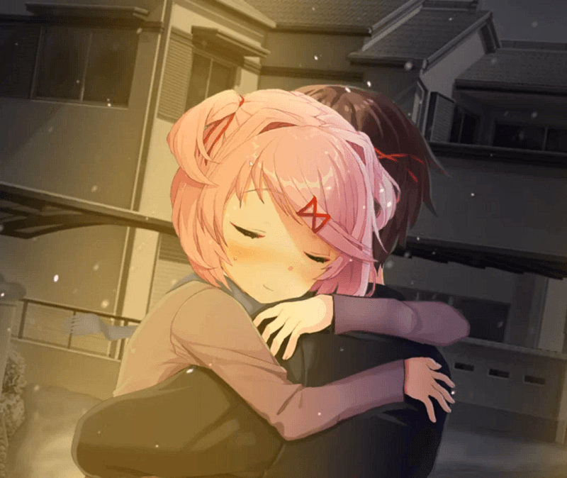 Natsuki Exit Music - A bruised and broken tsundere, hiding her desperate need for affection behind a wall of sharp words 