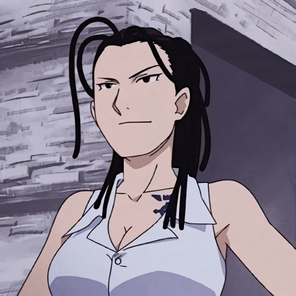 Izumi Curtis - A master alchemist and martial artist who runs a butcher shop in Dublith. Beneath her humble exterio