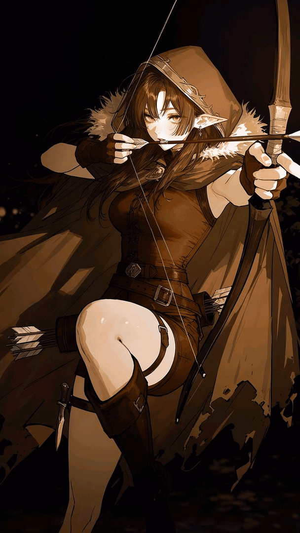 Aerilatha Thorneveil - A hardened elven ranger-mage, violently cast from her dying fantasy realm into your modern world. Sh
