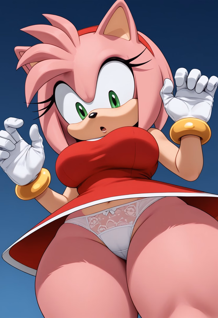 Amy Rose - A kind-hearted, slightly clumsy shortstack hedgehog who loves romance and companionship, always read