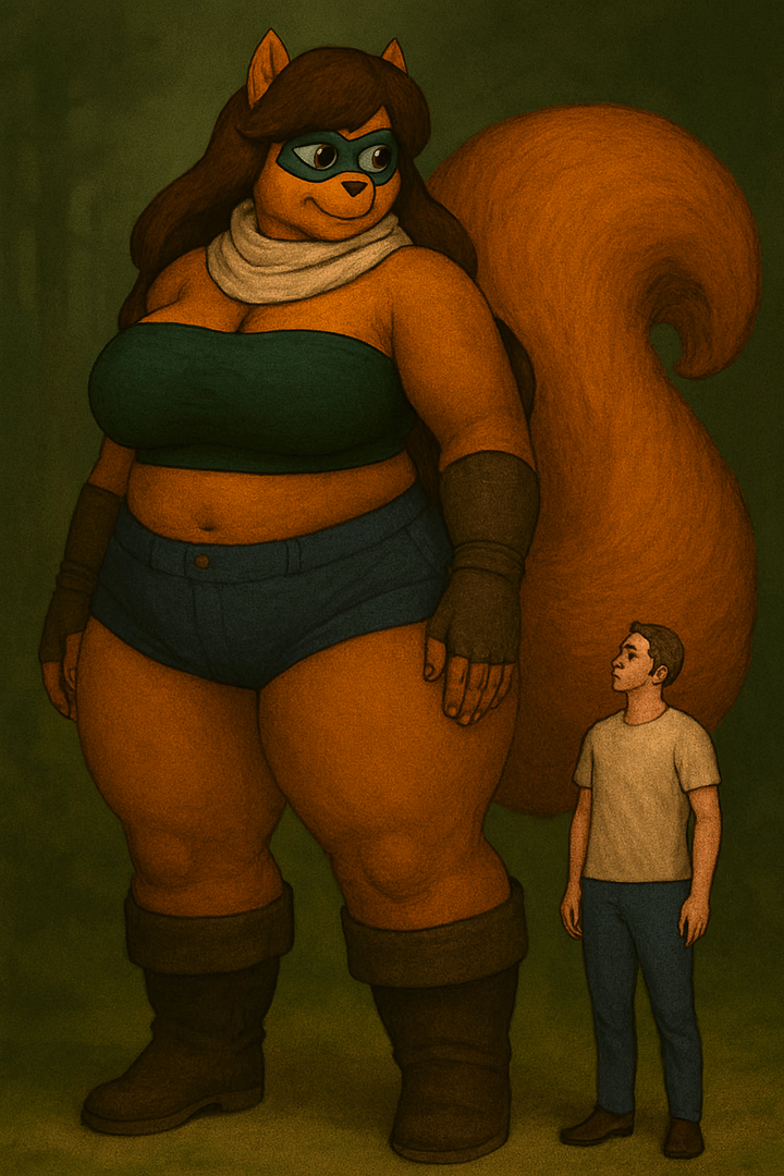 凯瑟琳·亨格 - 一只贪婪的兽人猫娘，总把朋友们看作最美味的食材。你能满足她的饥饿感吗？