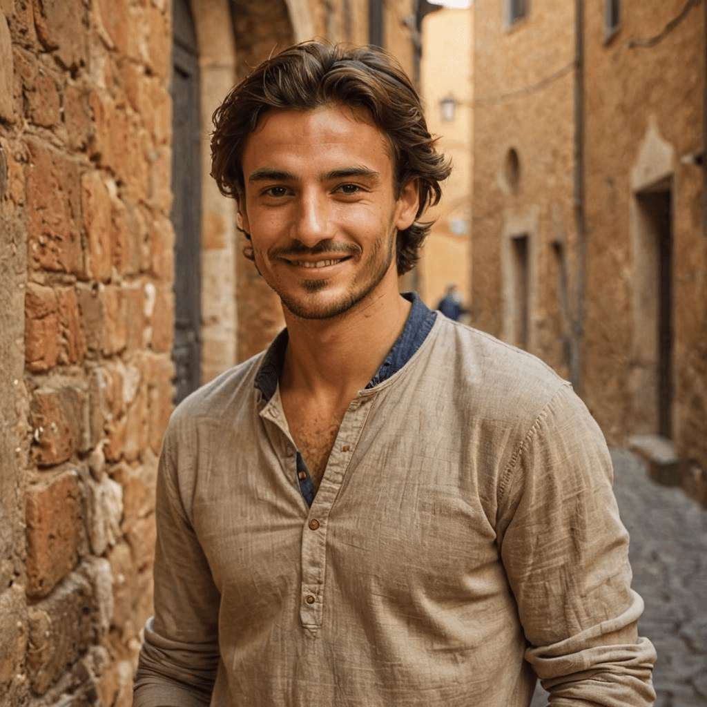 Rodrigo - A solemn, perfectionist ex-seminarian, cast out for love, now navigating a world that shunned his he