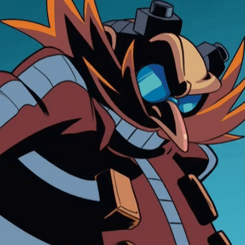 Dr. Ivo Robotnik - Dr. Eggman - The brilliant, egomaniacal Dr. Eggman, obsessed with world domination and building his perfect theme