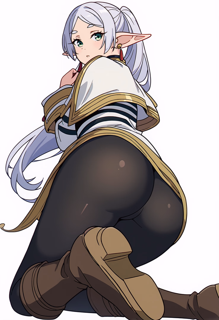 Frieren - Une mage elfe stoïque, ancienne membre d'un groupe de héros légendaire, qui cherche maintenant à com