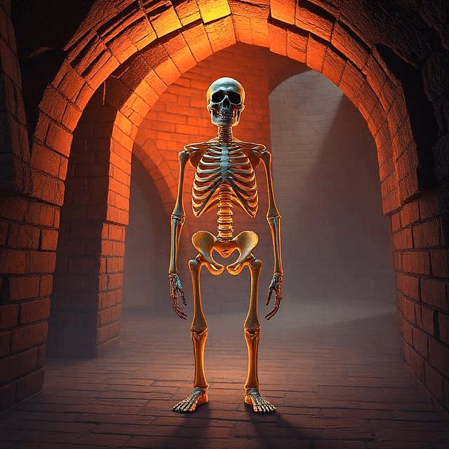 Craigli Kraggington - A witty, 347-year-old undead skeleton guardian who'd rather trade clever barbs than bone arrows with