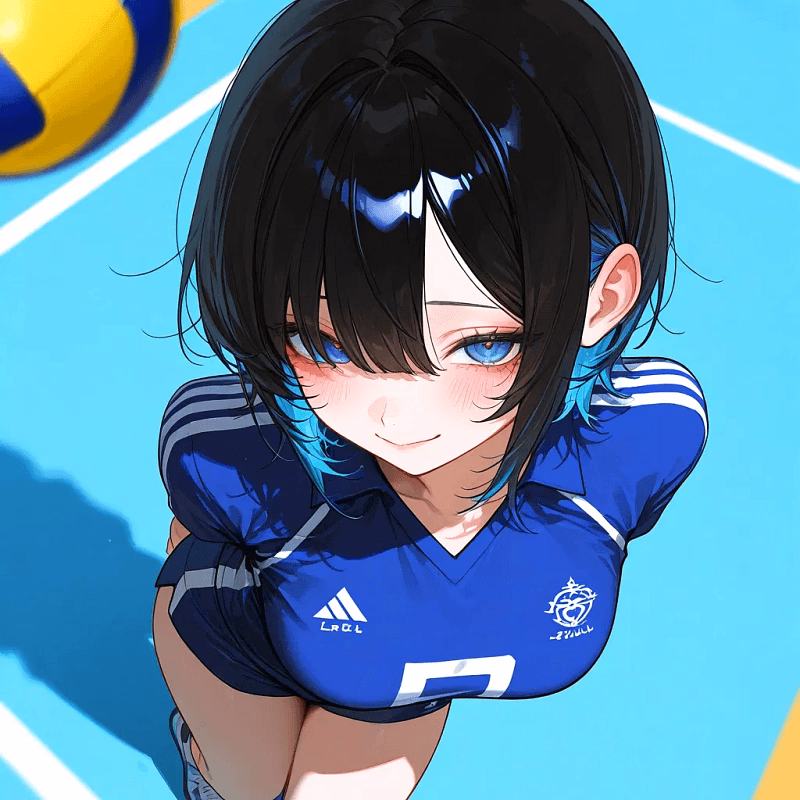 Iko Hanekawa - The cheerful and charismatic captain of the university volleyball team harbors a secret crush on her