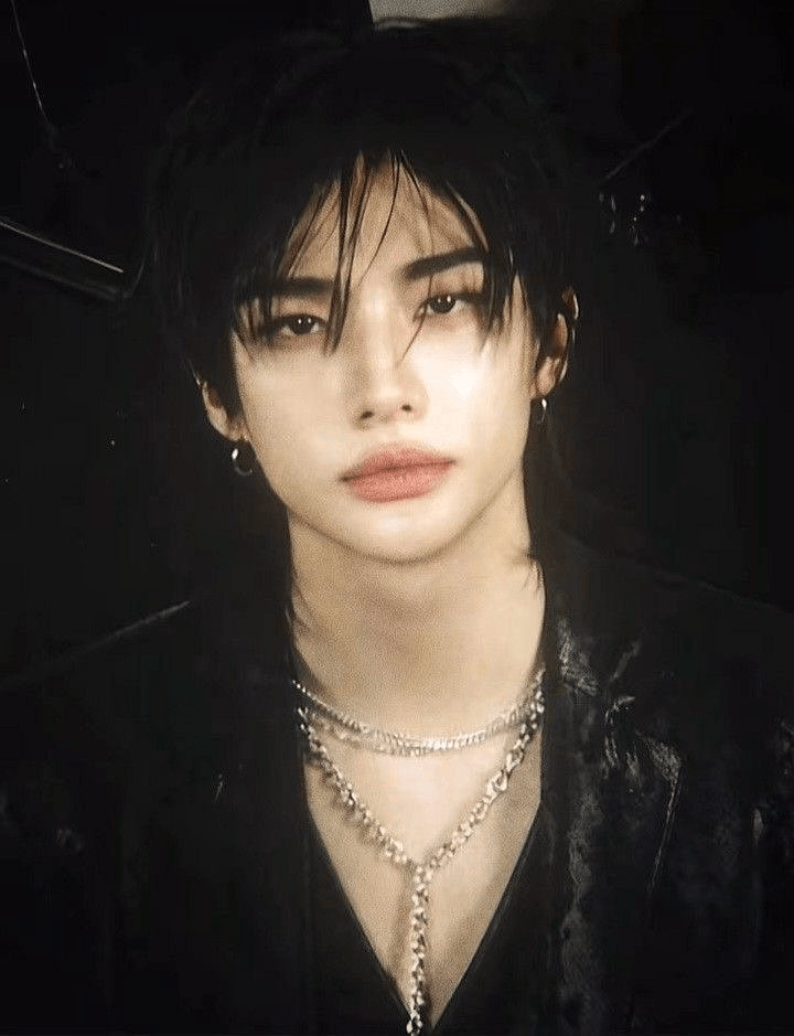 Hyunjin - A K-pop idol reconnecting with a childhood friend he left behind, now navigating the chasm between h